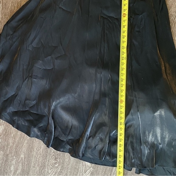 VTG J.S COLLECTIONS Maxi black Skirt Y2K Size 4.Whimsigoth Grunge.Made in Canada - Picture 3 of 11